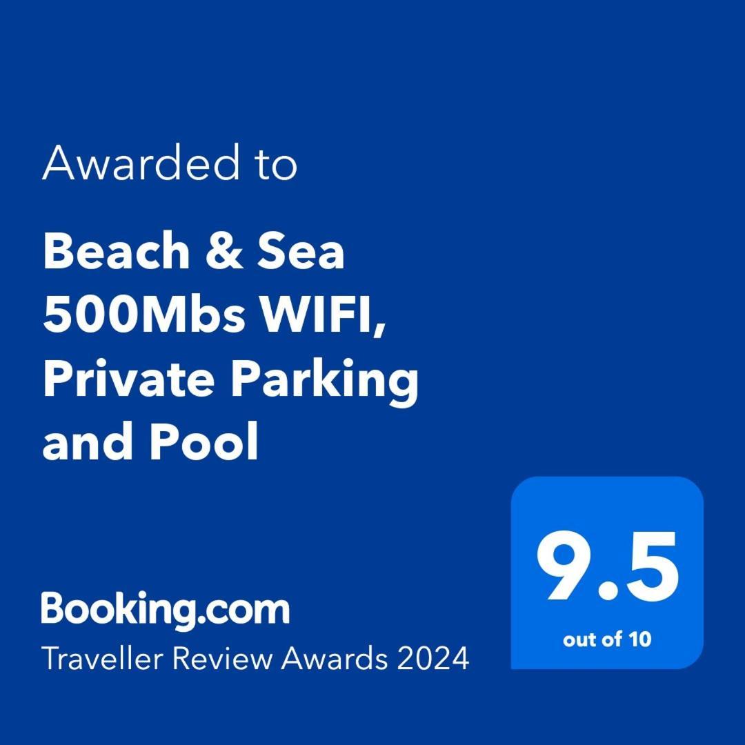 Beach & Sea Apt, Fast Wifi, Airco, Private Parking And Pool Portimao Luaran gambar